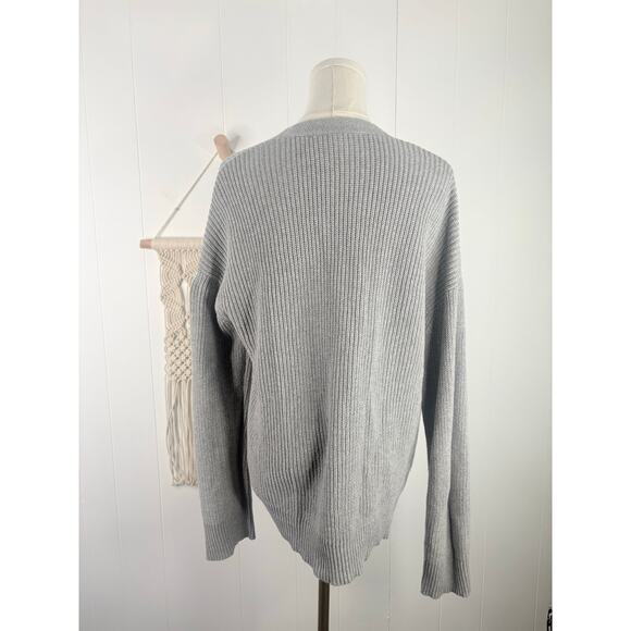 Hudson Gray Cardigan Sweater Size Small Chunky Knit Button Up - Picture 5 of 7